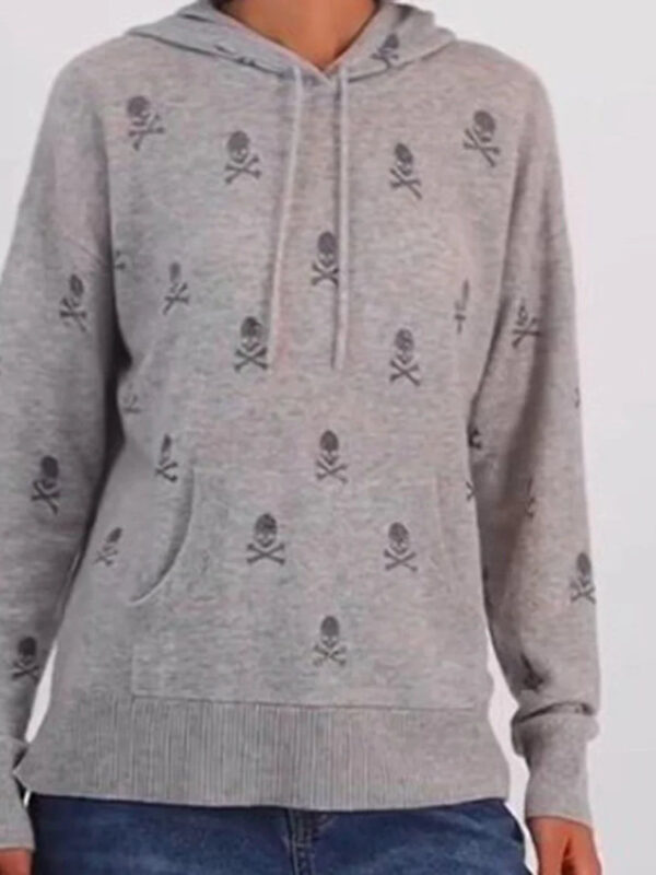 Carol-TV-Series-Leanne-S01-Kristen-Johnston-Grey-Drawstring-Hooded-Sweater