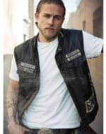 Charlie Hunnam SOA Sons of Anarchy Leather Vest