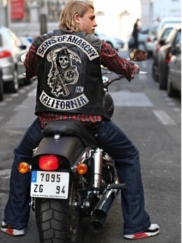 Charlie Hunnam SOA Sons of Anarchy Leather Vest