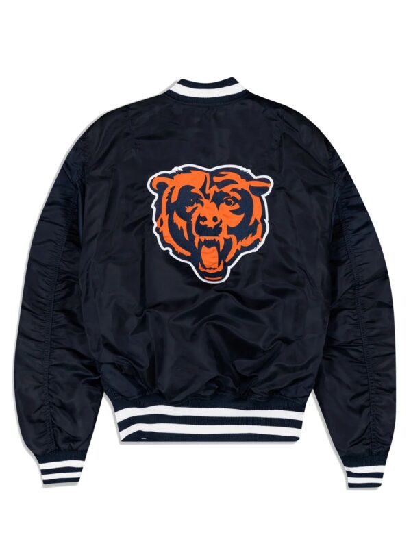 Chicago-Bears-Bomber-Black-Jacket