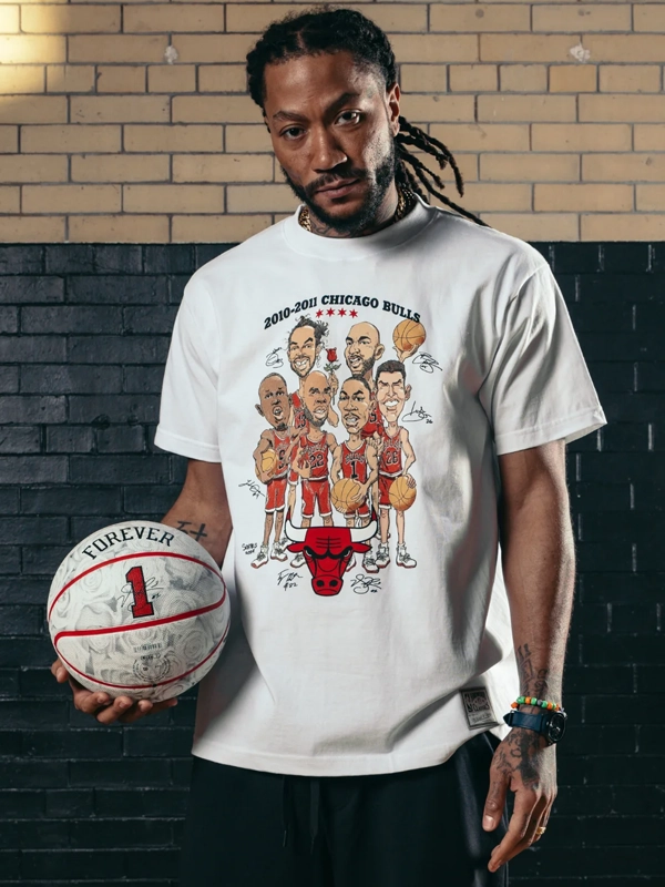 Chicago-Bulls-2010-11-Team-Caricature-T-Shirt