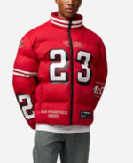 Christian McCaffrey 49ers Off Season Puffer Jacket Zing Apparel