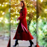 Christmas Carol Service KateMiddleton Red Coat