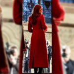 Christmas Kate Middleton Red Coat