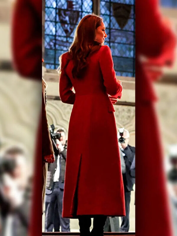 Christmas Kate Middleton Red Coat
