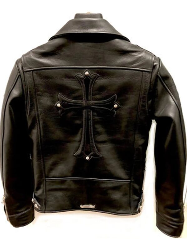 Chrome Hearts Leather Jacket For Sale