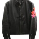 Chrome Hearts Star Patch Leather Jacket