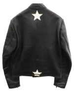 Chrome Hearts Star Patch Leather Racing Jacket