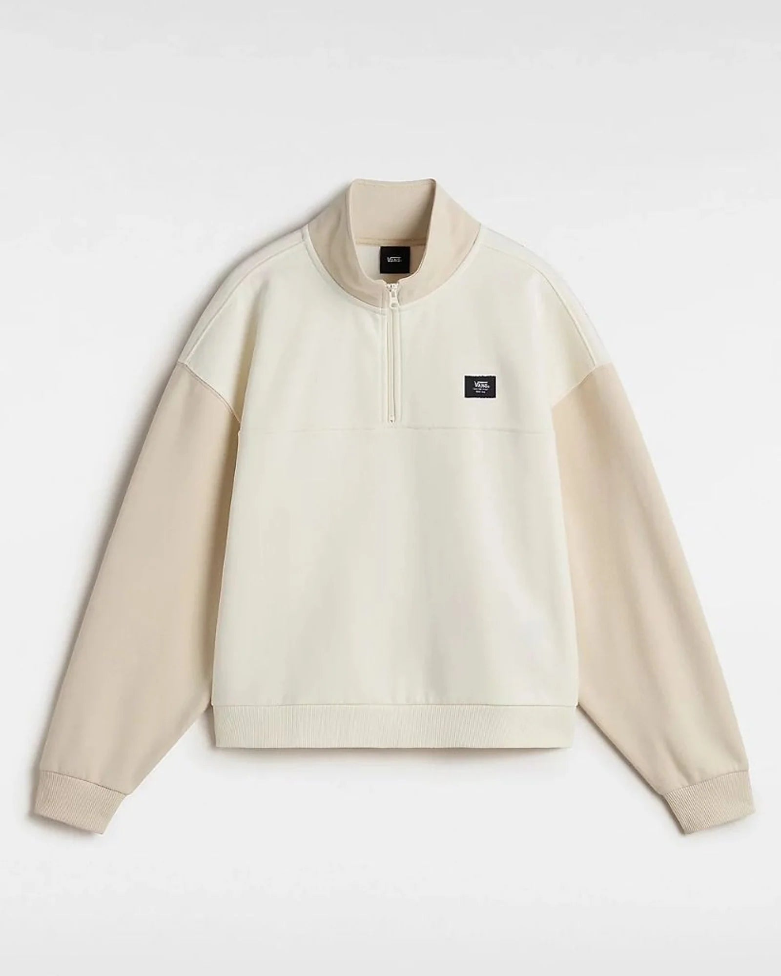 Colorblock Half-Zip Mockneck Sweatshirt