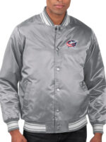 Columbus Blue Jackets Starter Jacket Grey