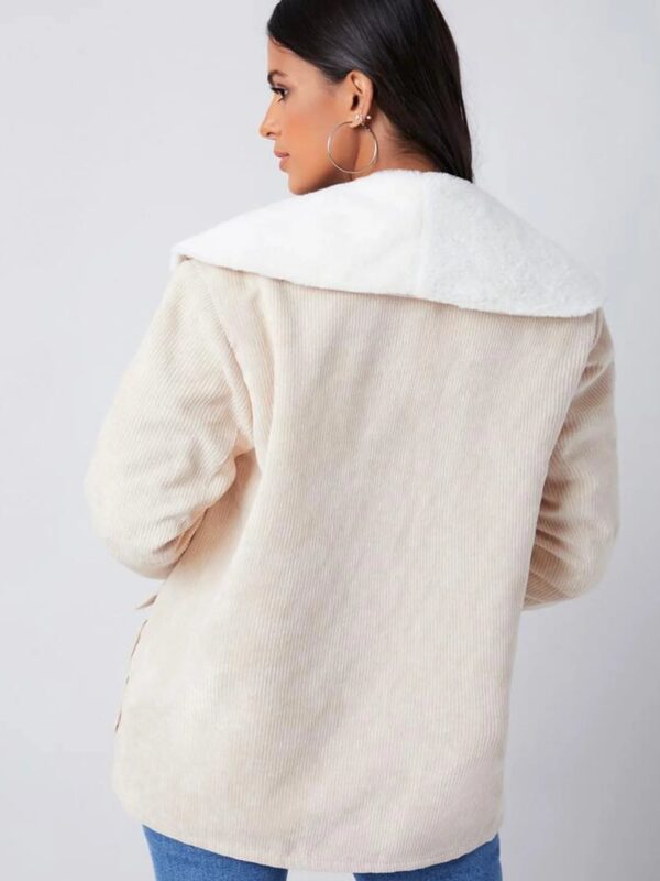 Contrast-Teddy-Collar-Flap-Pocket-Cord-Jacket-Back