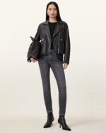 Dalby Leather Biker Jacket