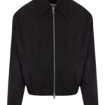 Casual Cotton Zipper Jacket Women, Black Zing Apparel