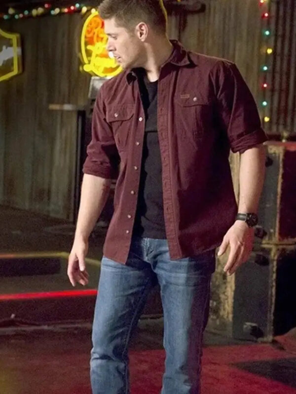 Dean-Winchester-Red-Shirt-front