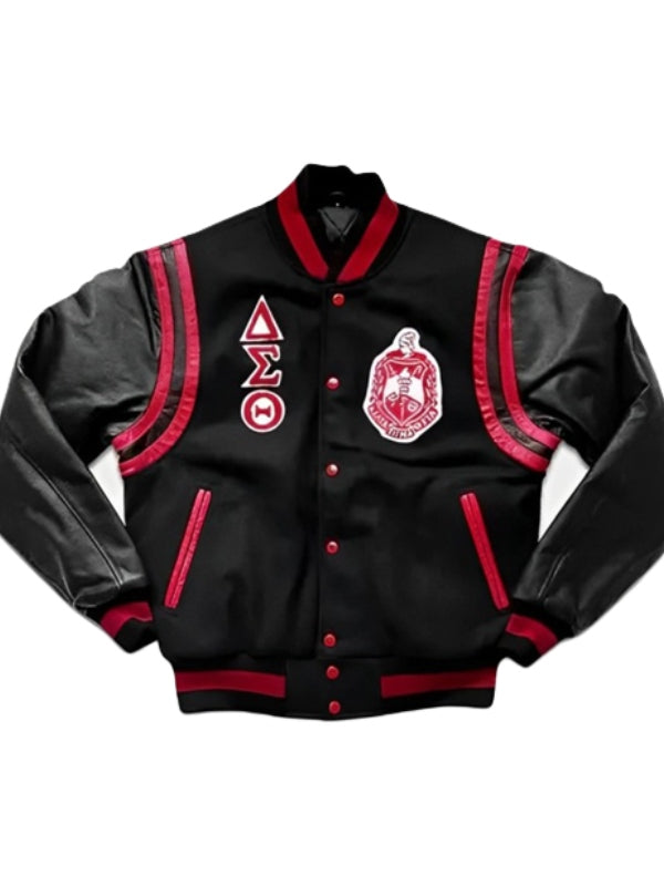 Delta-Sigma-Theta-Varsity-Jacket Delta Sigma Theta Letterman Jacket Zing Apparel