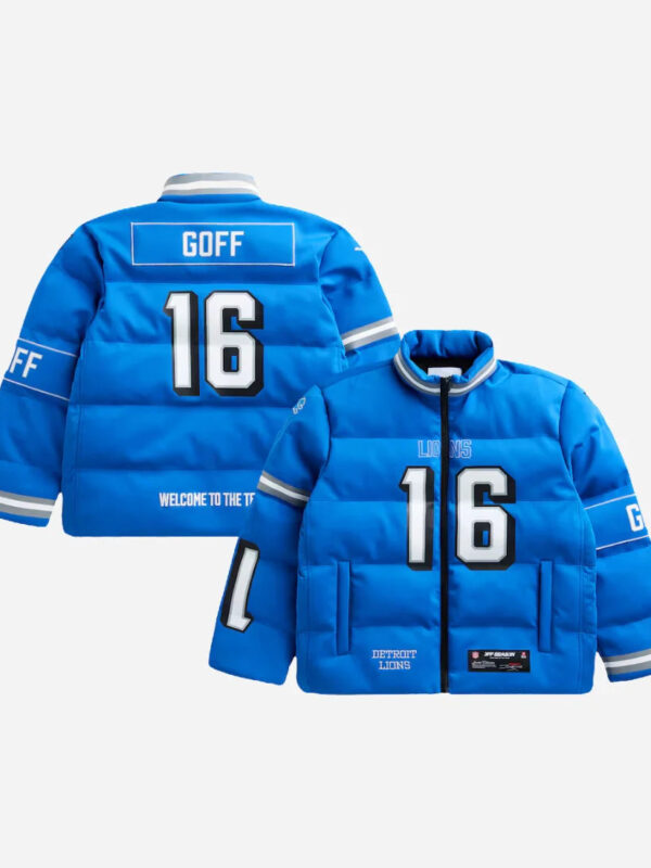 Jared Goff Detroit Lions Off Season Puffer Jacket