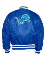 Detroit Lions Bomber Jacket - Image 5