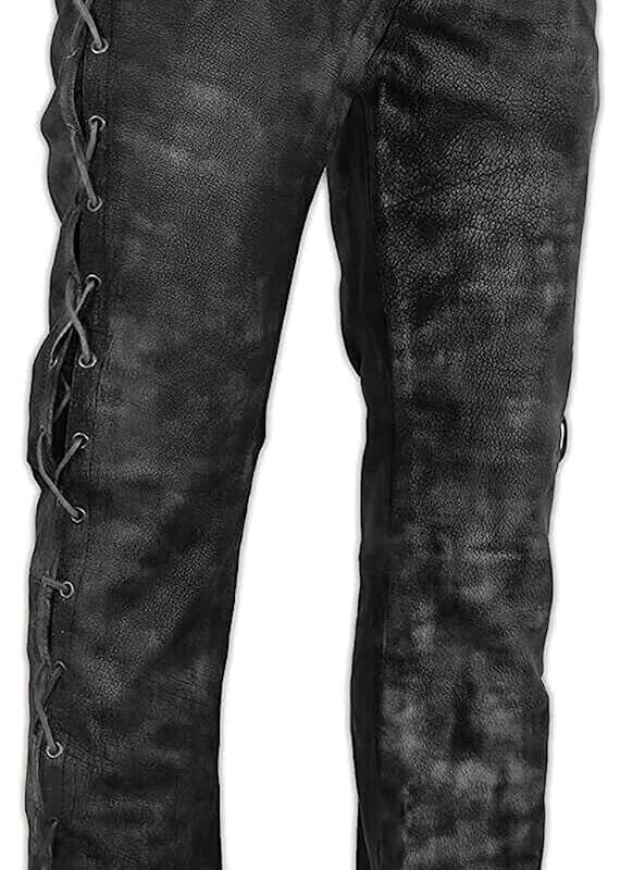 Distressed_Leather_Side_Laced_Up_Bikers_Waxed_Pants