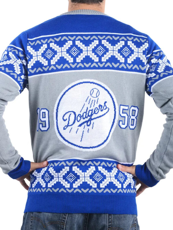 Dodgers-Christmas-Sweater-Back