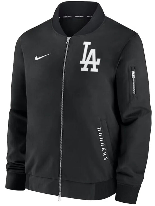 Dodgers Nike Bomber Jacket Black