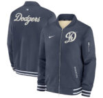 Dodgers Nike Bomber Jacket Grey