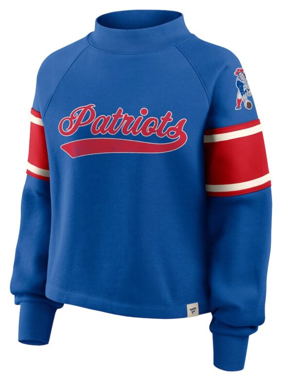 New England Patriots Mockneck Sweatshirt