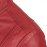 Women Biker Jacket, Leather Jacket Red Zing Apparel