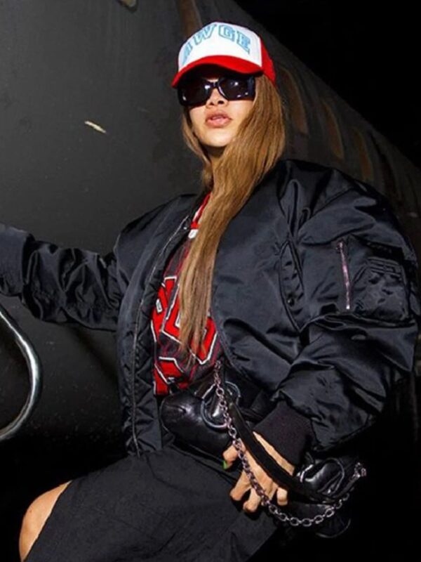 F1 Race Las Vegas Rihanna Bomber Jacket
