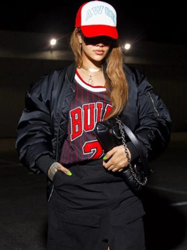 F1 Race Las Vegas Rihanna Bomber Jacket