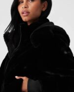 Faux-Fur-Foxy-Jacket-Black