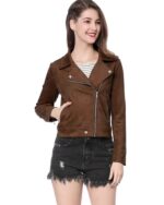 Faux-Suede-Dark-Brown-Biker-Jacket