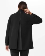 Figs-Sydney-Scrub-Jacket-Black-Back