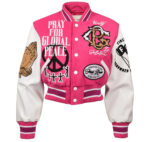 First_Row_Womens_Cropped_Varsity_Peace_Jacket_Pink