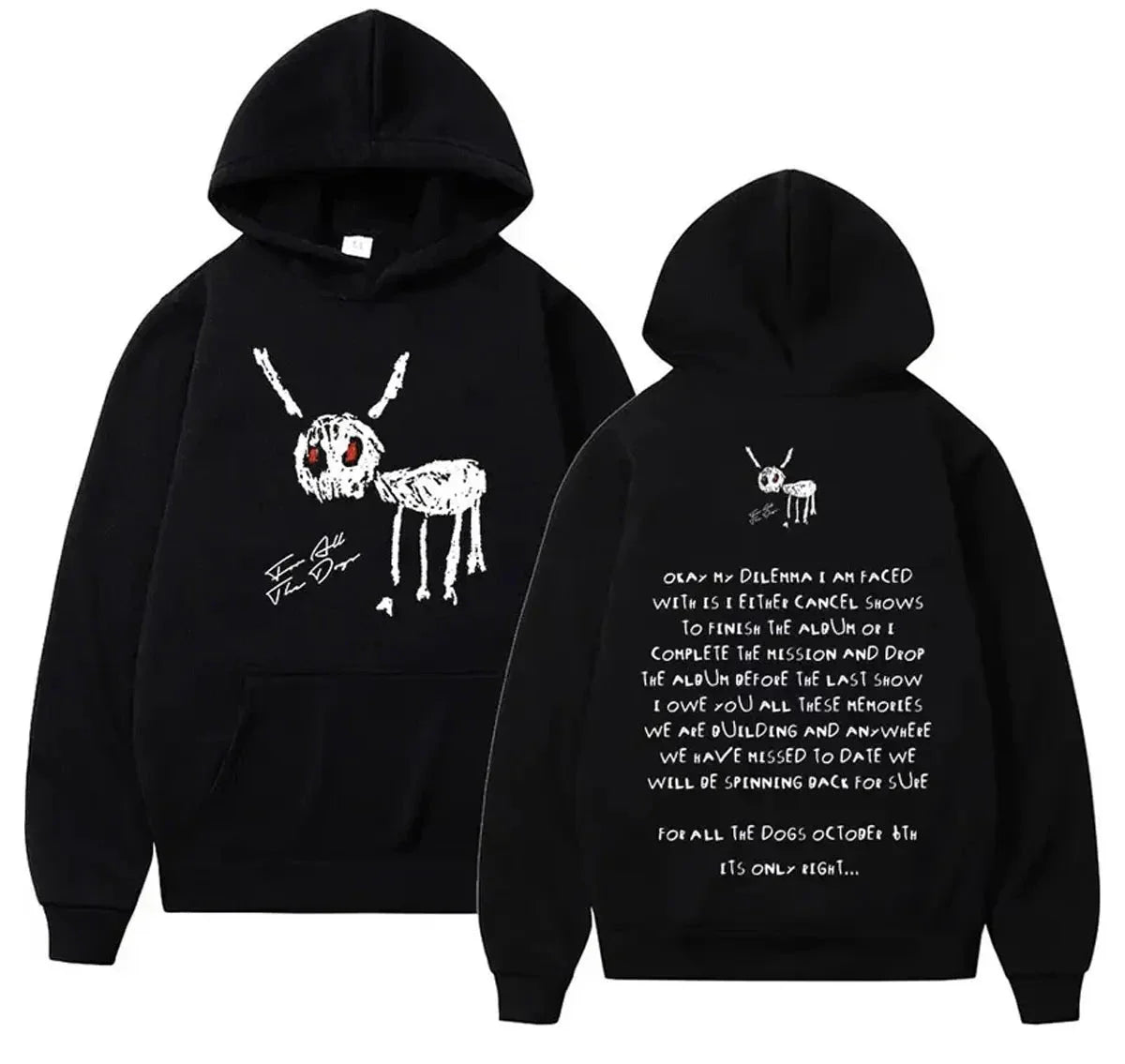 For_All_The_Dogs_Hoodie_Black For All The Dogs Hoodie Zing Apparel