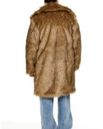 Forever-Brown-21-Faux-Fur-Coat-Back