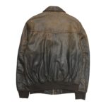 Frye Leather Jacket Brown Sale