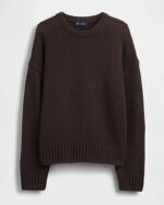 GAP-100-Cotton-Sweater-Brown