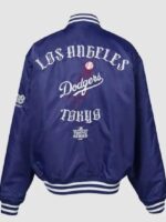 GR8-Tokyo-Series-Los-Angeles-Dodgers-Blue-Varsity-Jacket