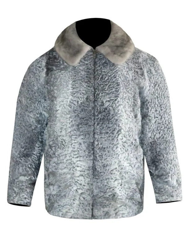 GRAY Shearling Jacket