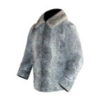 GRAY Shearling Jacket Fur Jacket For Men & Women