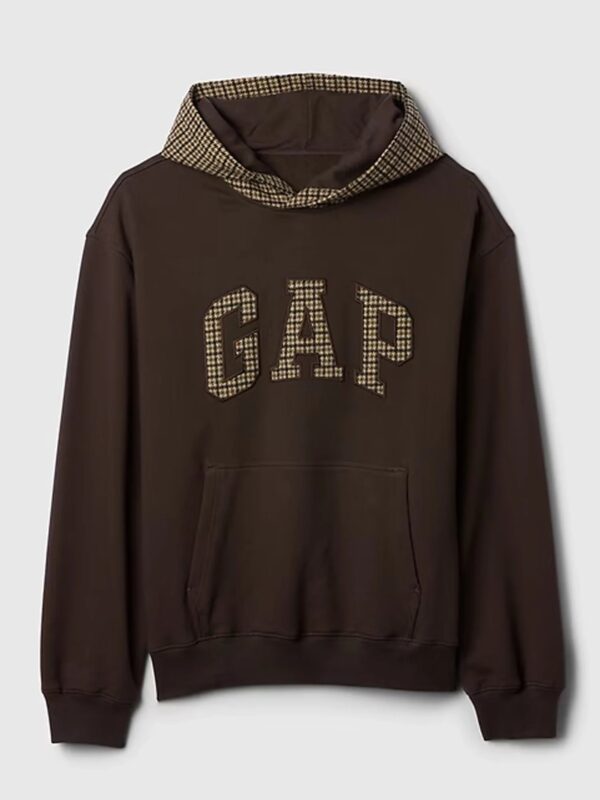 Gap-Houndstooth-Logo-Hoodie-Terra-Brown