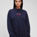 Gap-Mock-Neck-Sweatshirt-Blue