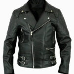 Genuine Leather Brando Cafe Racer Jacket