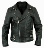Genuine Leather Brando Cafe Racer Jacket