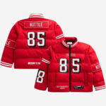 George Kittle 49ers Off Season NFL Puffer Jacket Zing Apparel