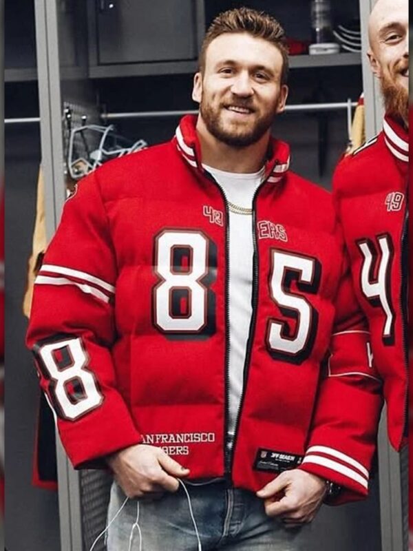 George Kittle 49ers Off Season Puffer Jacket