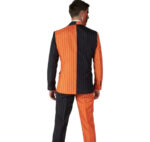 Halloween Adult Pinstripe Jack-O-Lantern Party Suit - Image 3