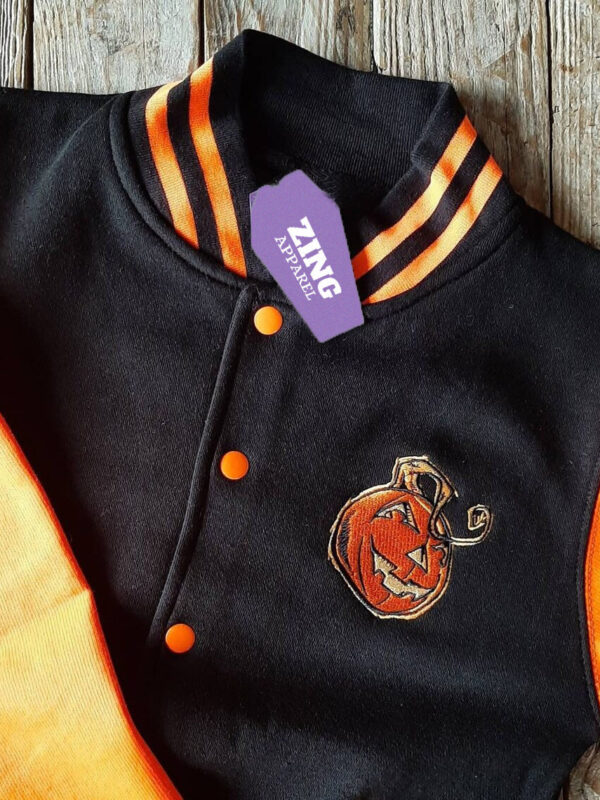 Halloween Jacket - Pete's Pumpkin Patch Varsity Jacket