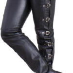 Handmade_Black_Leather_Pants_with_Side_Buckles
