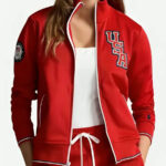 Hoda Kotb The Today Show Team USA Red Track Jacket